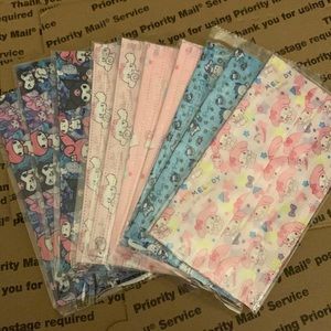 10 Sanrio adult mask hello Kitty my Melody little twin stars